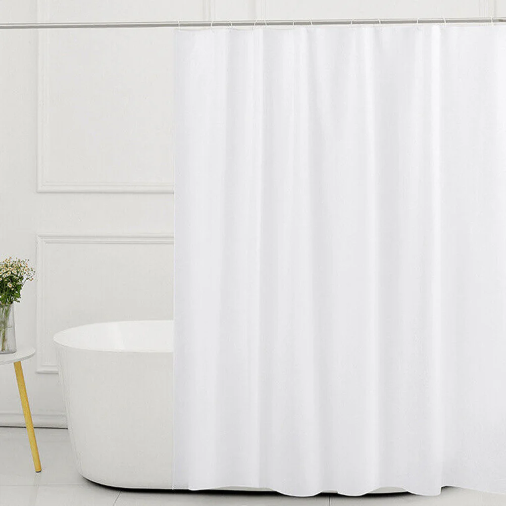 

Shower Curtain 72X72 Inch Polyester Waterproof Bathroom Curtain With Hooks For Bathroom Decor Simple Style Cloth Shower