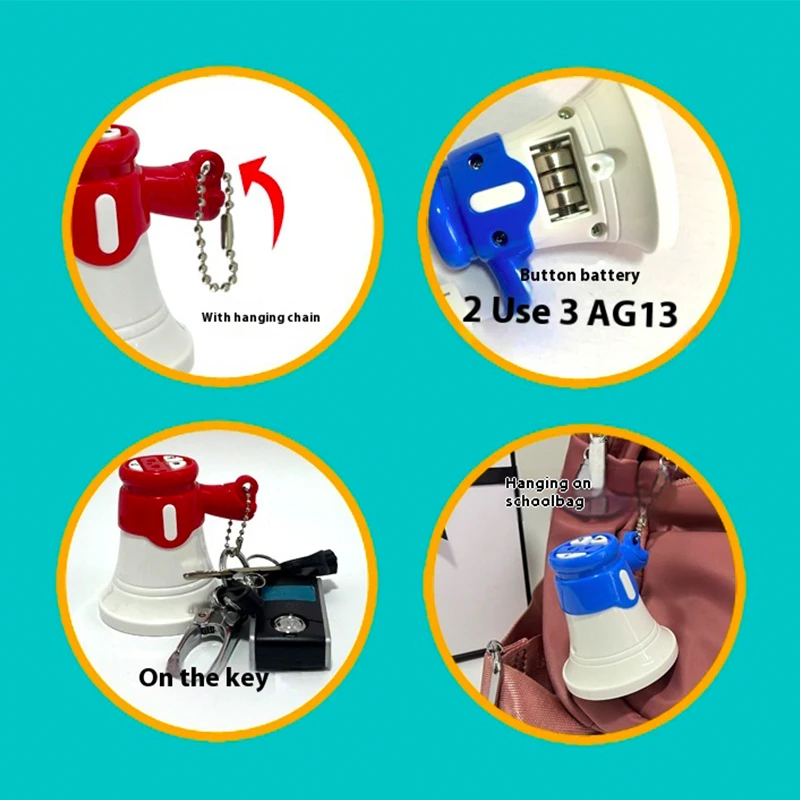 Cambia voce per bambini Bocca grande Altoparlante per bambini Microfono portatile Giocattoli vocali Cambia voce per bambini Nuovo divertente giocattolo di registrazione con megafono