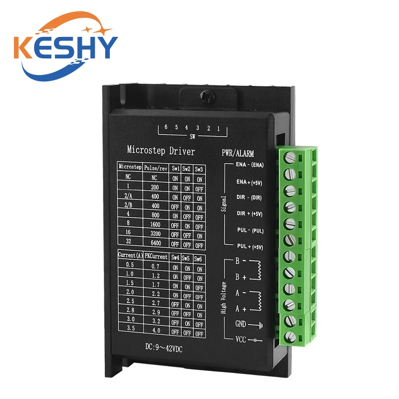 Sterownik silnika krokowego TB6600 23 Nema 34 42/57/86 Nema17 4A DC9-40V 1-osiowy silnik krokowy Grawerka CNC — zdjęcie produktu 2