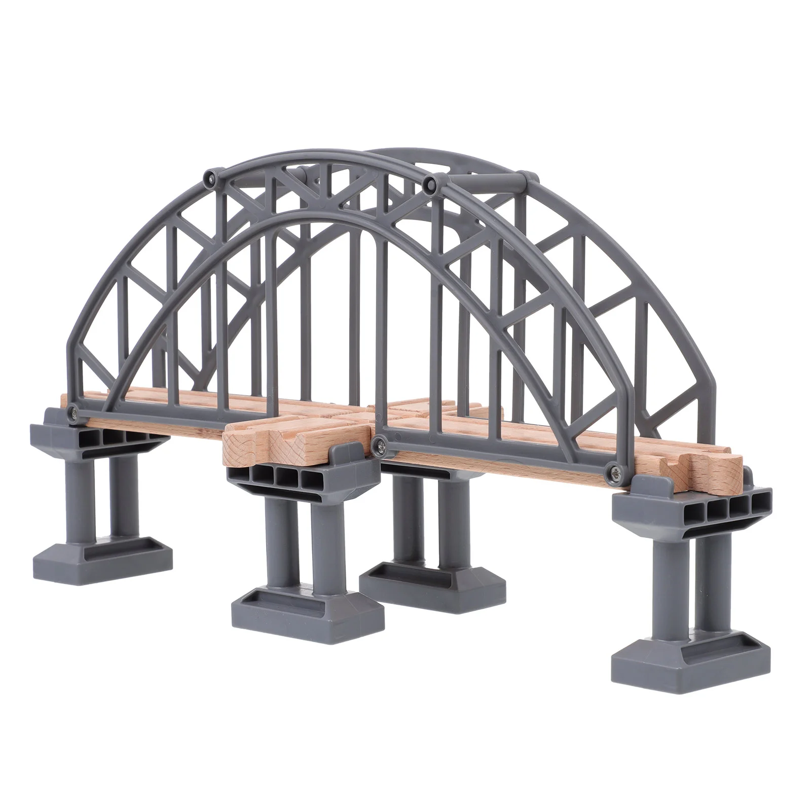 

Train Track Toy Bridge Scene Birthday Gift Set Children Railway Expansion Accessory