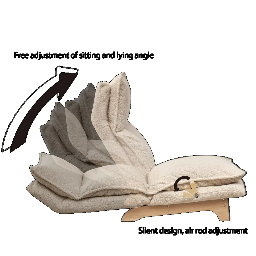 أريكة كسولة شرفة كرسي الترفيه غرفة نوم أريكة كرسي قابل للطي كرسي مستلق الترفيه أريكة واحدة كرسي وظيفي