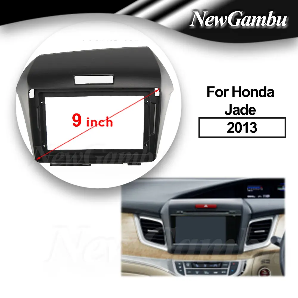 

9-дюймовый автомобильный радиоприемник, подходит для Honda Jade 2013 LHD RHD DVD GPS Mp5 ABS PC, пластиковый корпус для приборной панели