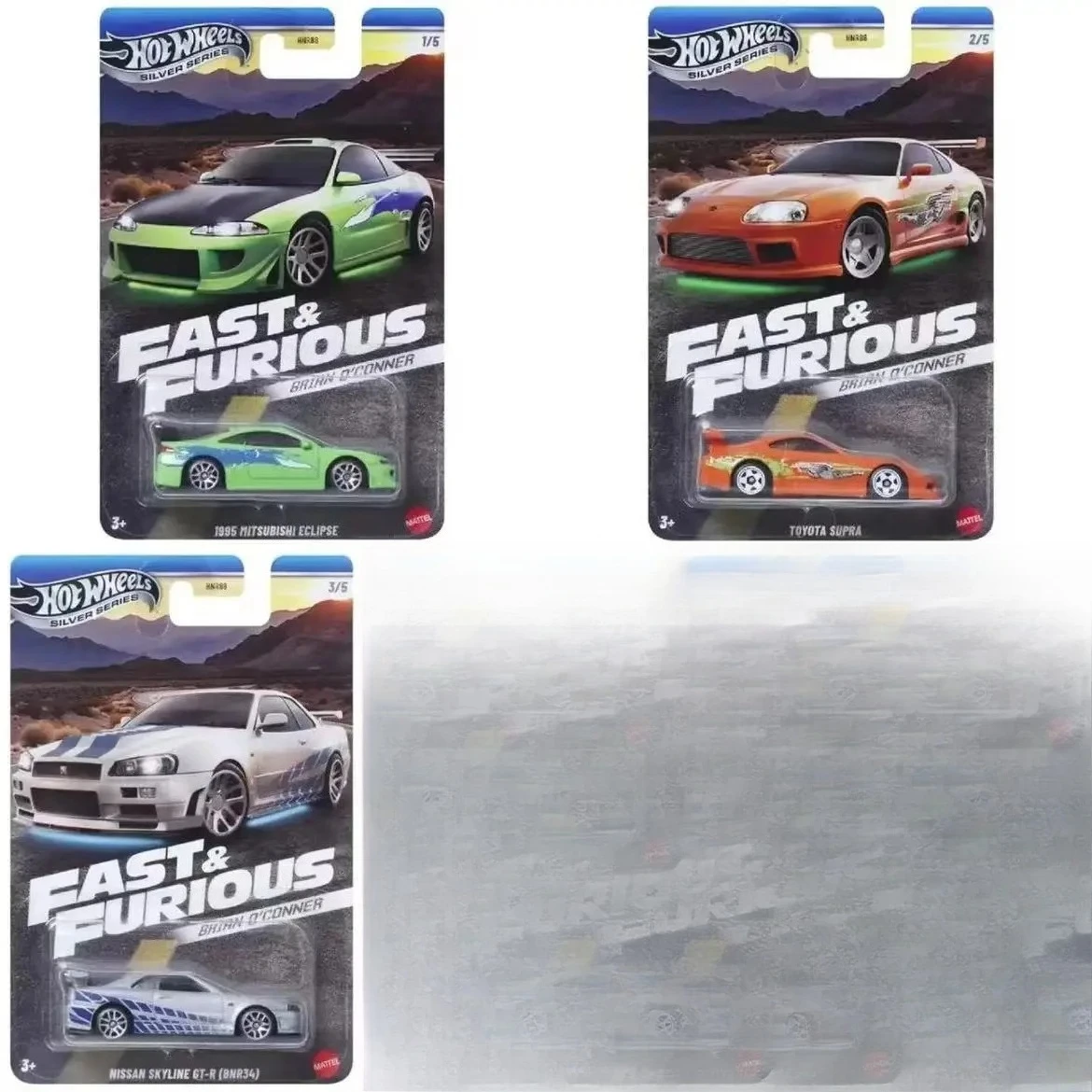 En Stock Hot Wheels coche Fast & Furious Brian O'connor Diecast 1