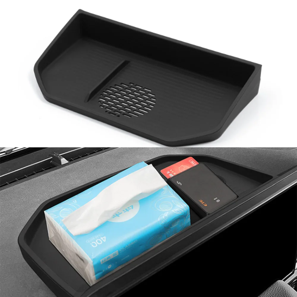 Car Dashboard Tray Center Console Hidden Storage Box for Toyota Land Cruiser Prado 2024 250 J250 LC250 Interior Accessory