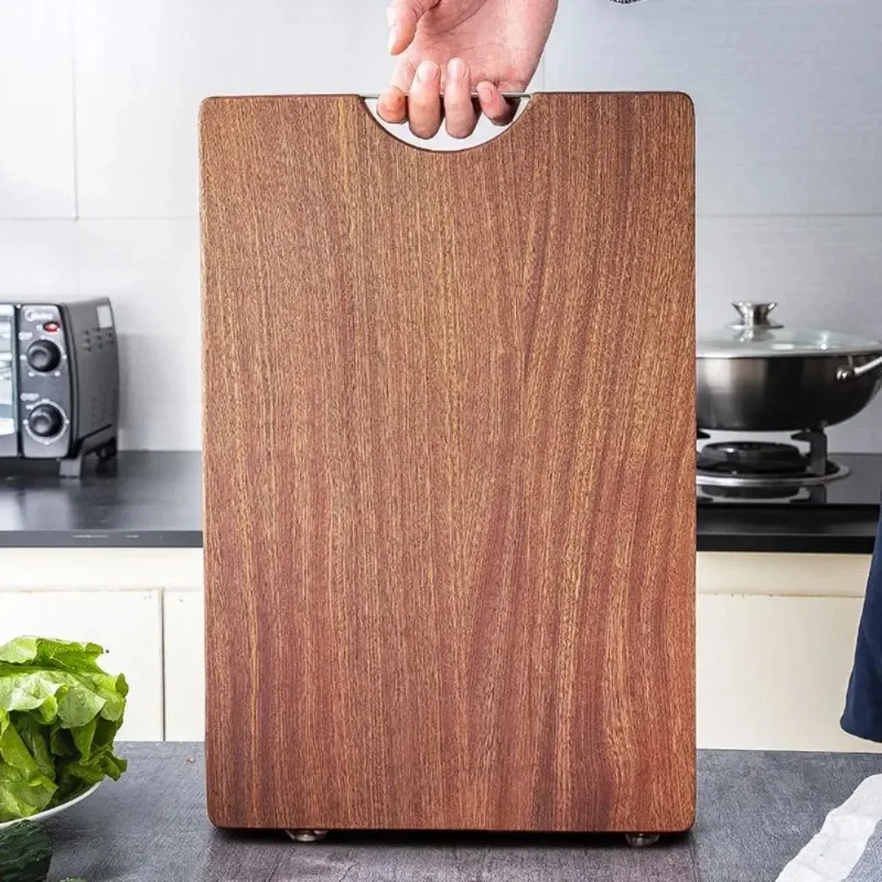 

Rectangular Ebony Cutting Board Antibacterial Anti-mold Wooden Chopping Blocks Thickened Non-slip Chopping Board Vegetable