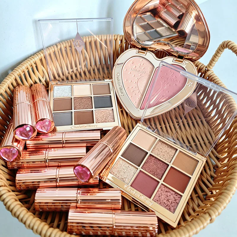 Luxury CT Makeup Set Nature Easy To Color Colors Eye Shadow Disc Starlight Pink Two-color Heart Natura Flawless Blush Cosmetics