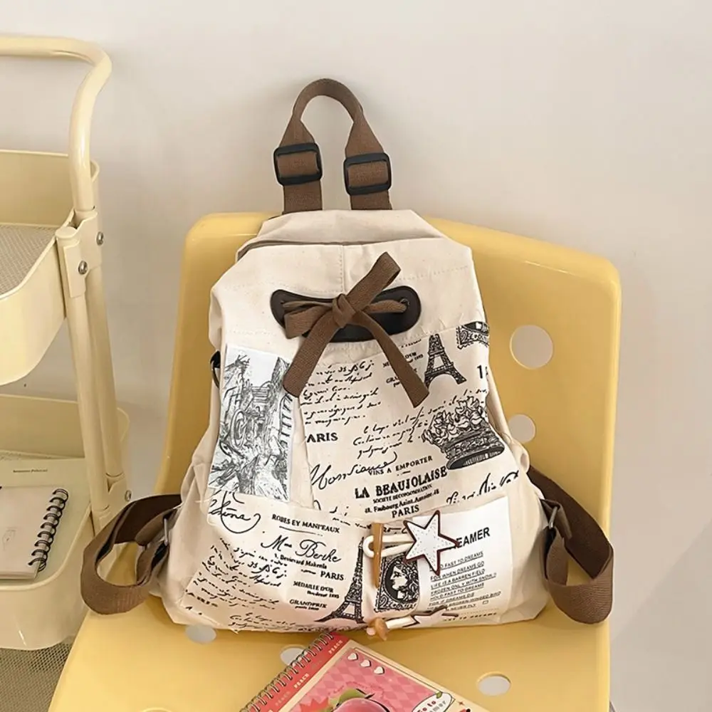 Nylon Patchwork Backpack High Capacity Multi-pocket Casual Schoolbags Wear-resisting Mochila School Bags Unisex