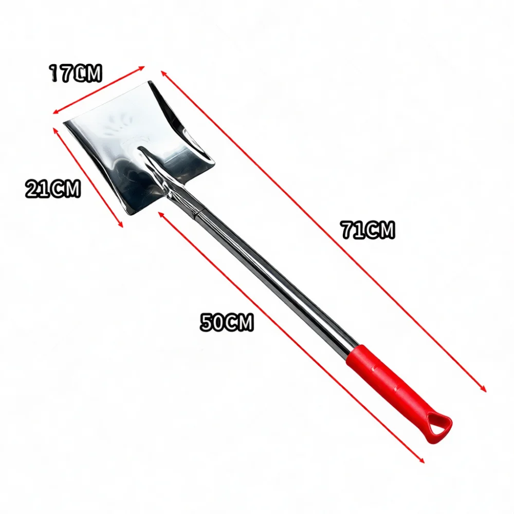 Reliable Garden Trowel Hand Shovel Thickened Metal Tool For Flower Planting Soil Cultivation Outdoor Grill Cleaning