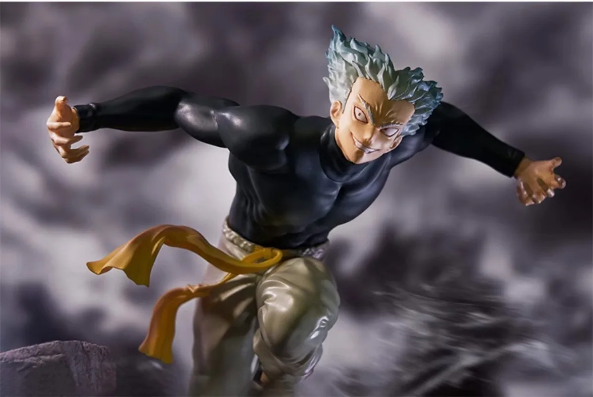 Bandai-BANPRESTO One-Punch Man Garou Anime modelo de brinquedos para meninos, boneca de coleção Action Figure, 16cm, original, novo, em estoque