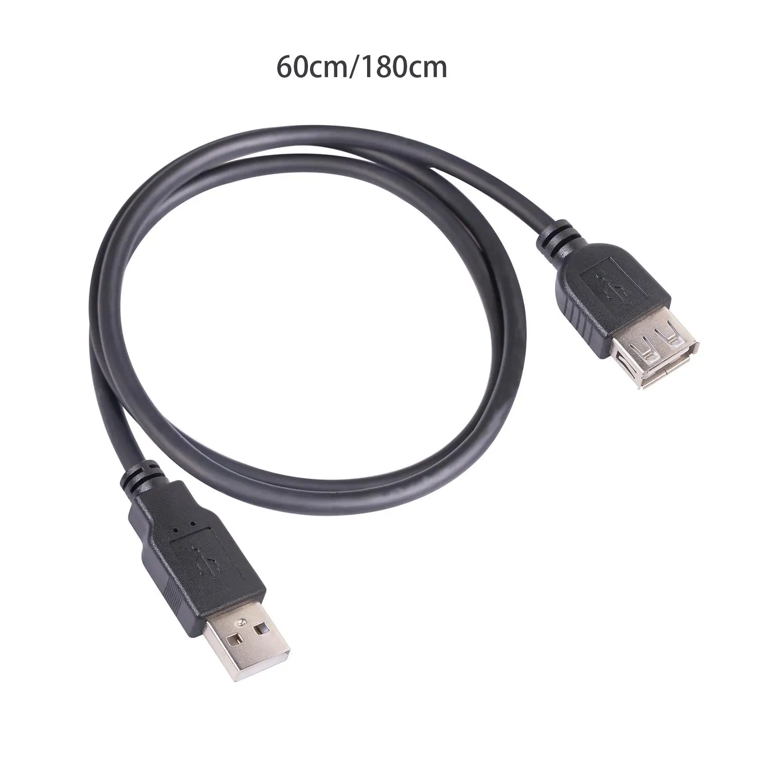 Cable de extensión USB 2.0, puertos de cable de cargador para discos u, ratón de televisión