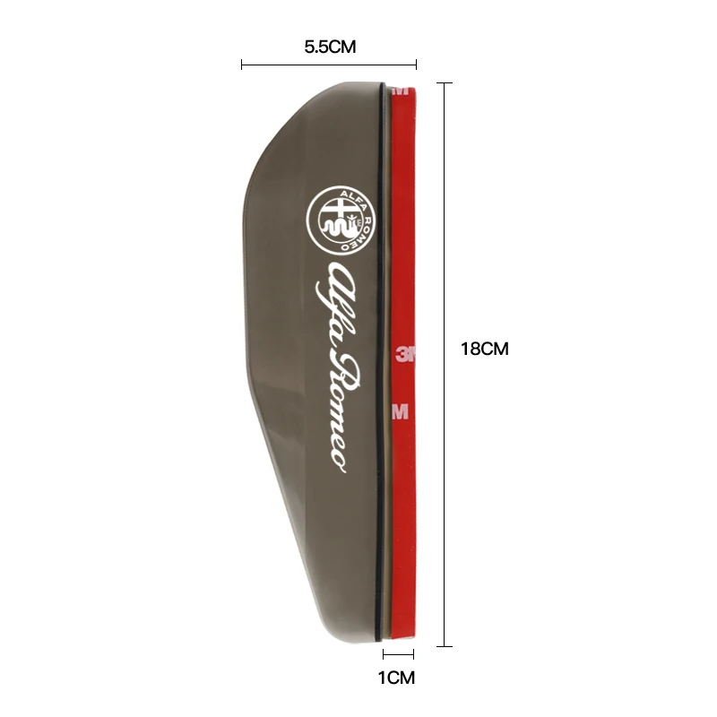 غطاء مرآة الرؤية الخلفية للسيارة مقاوم للمطر ، مقاوم للماء من الشمس أو لألفا روميو ولييتا GT ergera من gimiato brulia F1 Stelvio #6