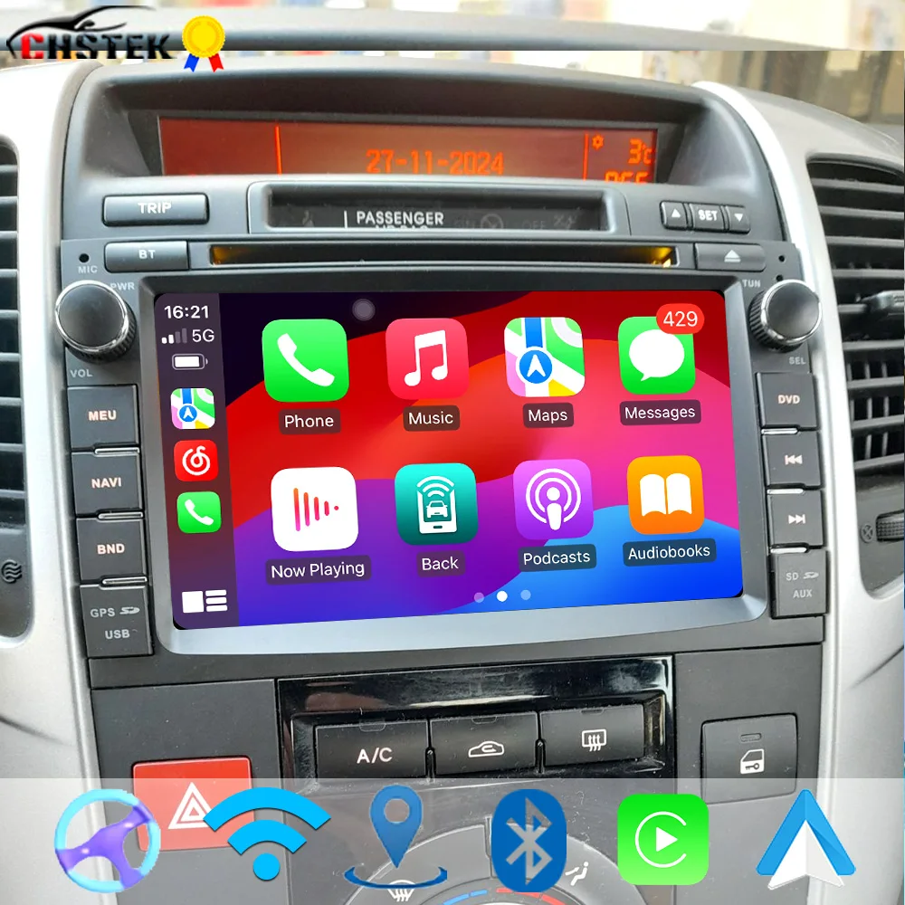 

CHSTEK Android 13 Auto Radio For Kia Ceed ED Venga 2007 2008 2009-2016 Carplay GPS Navigation WIFI 4G FM Multimedia Vedio Player
