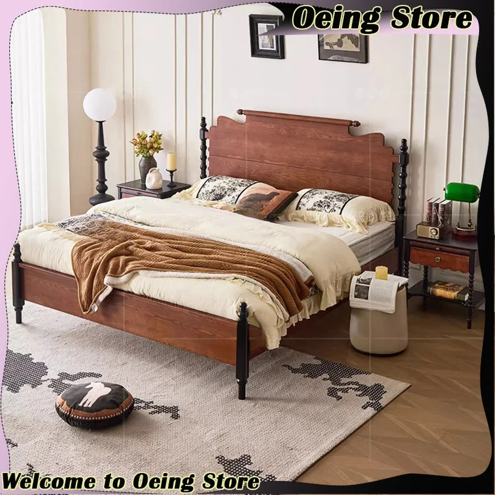 

European Luxury Bed Double No Matress Fancy Two Persons Sleeping Bed Modern Lounge Cama De Lujo Para Dormitorio Furnitures