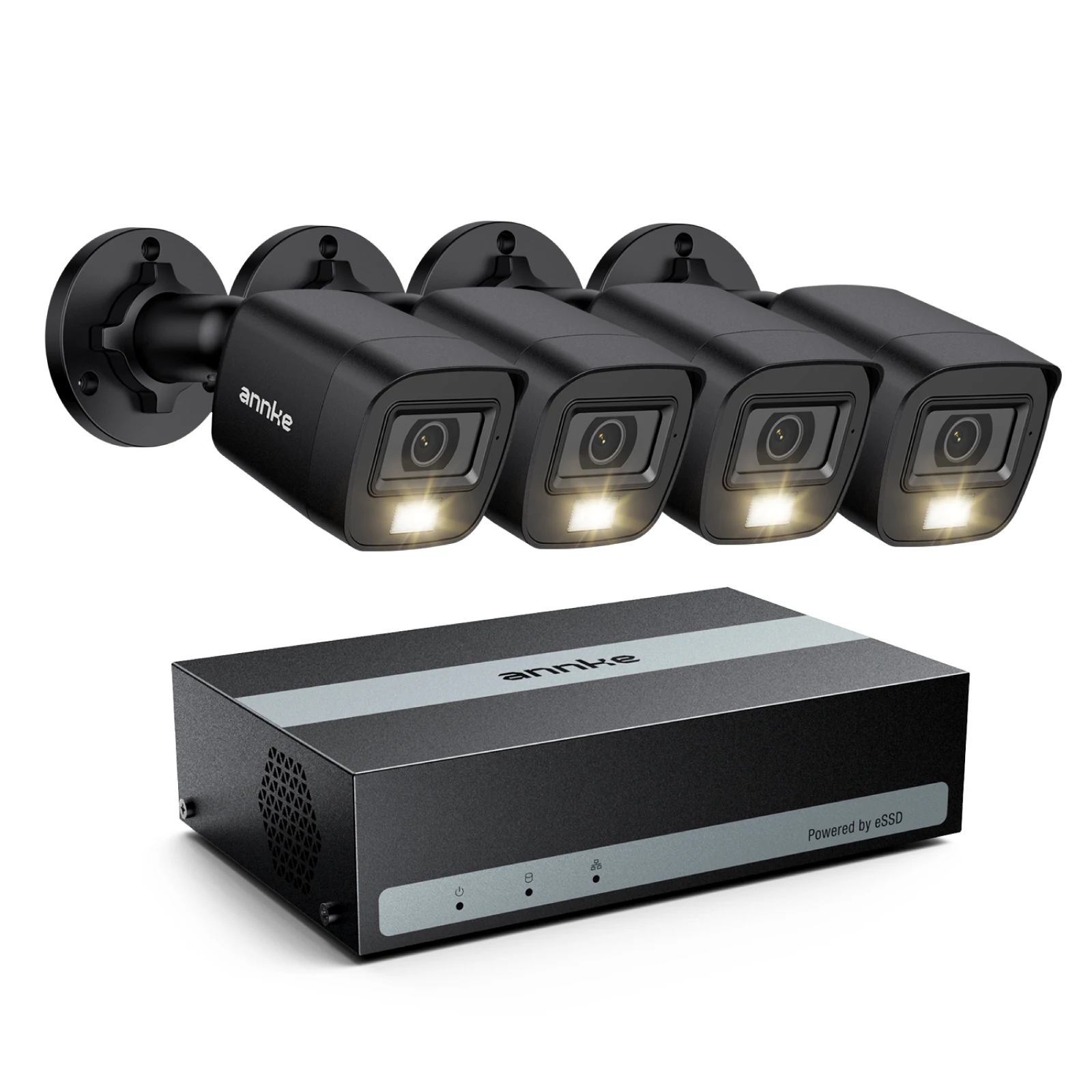 

Annke 8CH 2MP Security Cameras Kit CCTVT 1080P HD H.265 TVI Video Camera IP67 Analog DVR Outdoor/Indoor CCTV Surveillance