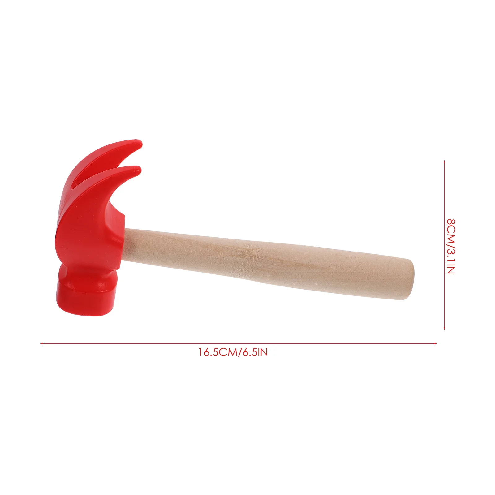 2 Pcs Children's Toy Hammer Kids Pounding Crafts Hammers Candy Fake Mallet Small