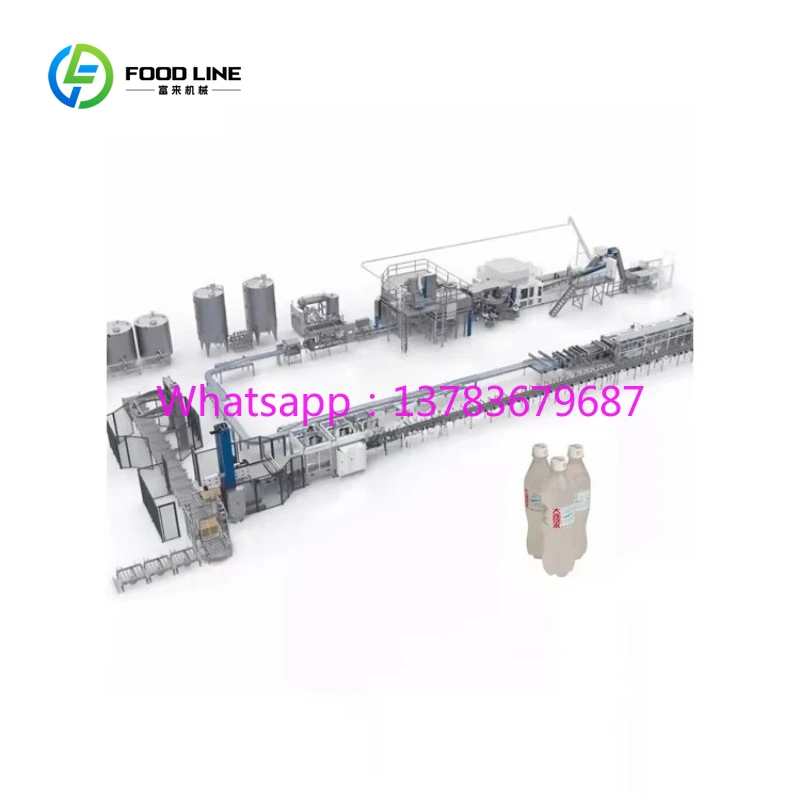Customized Full Automatic Carbonated Lemonade Filling Line High-Pressure Food Grade Precision Filling for Factory Production