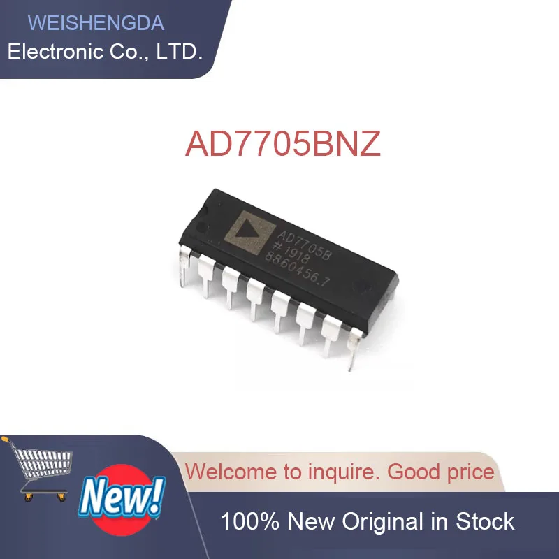 AD7705 AD7705B AD7705BN AD7705BNZ DIP16 رقاقة IC جديد الأصلي