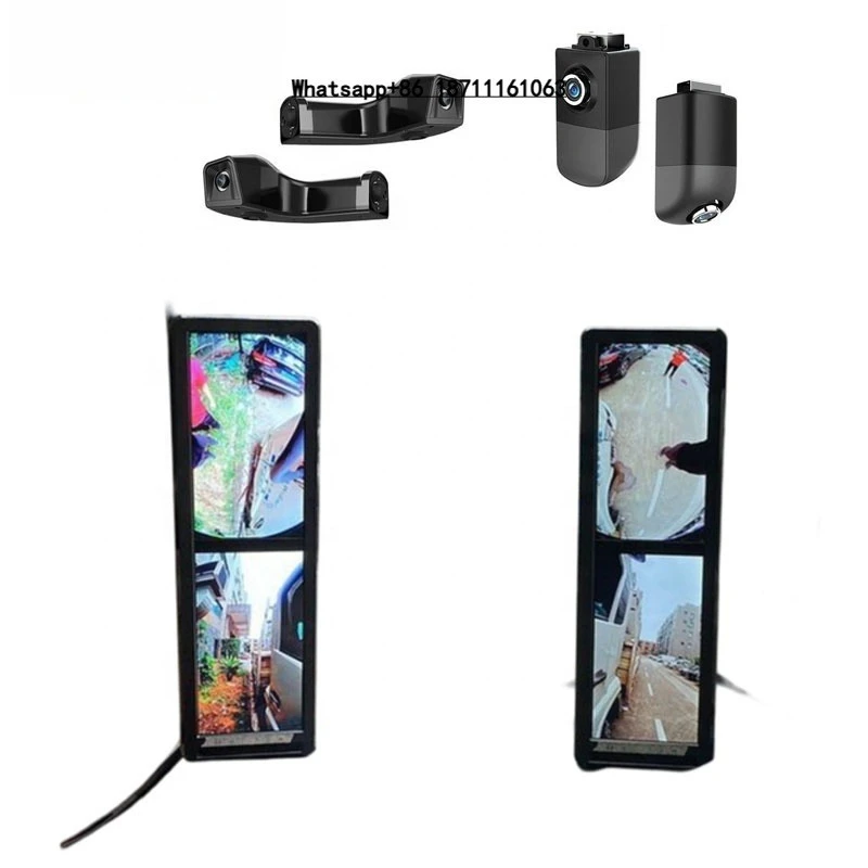 16 Inch Screen DVR for Bus Truck RV Motorhome Side Dual Lens Electronic Mirror Left Right Back Blind Spot View System – Buy Consumer Electronics with Discount