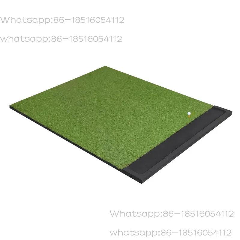 Thickened Golf Practice Mat for Home Use, Ball Mat for Swing and Chip Practice, Small Impact Mat, Putting Green Grass Mat