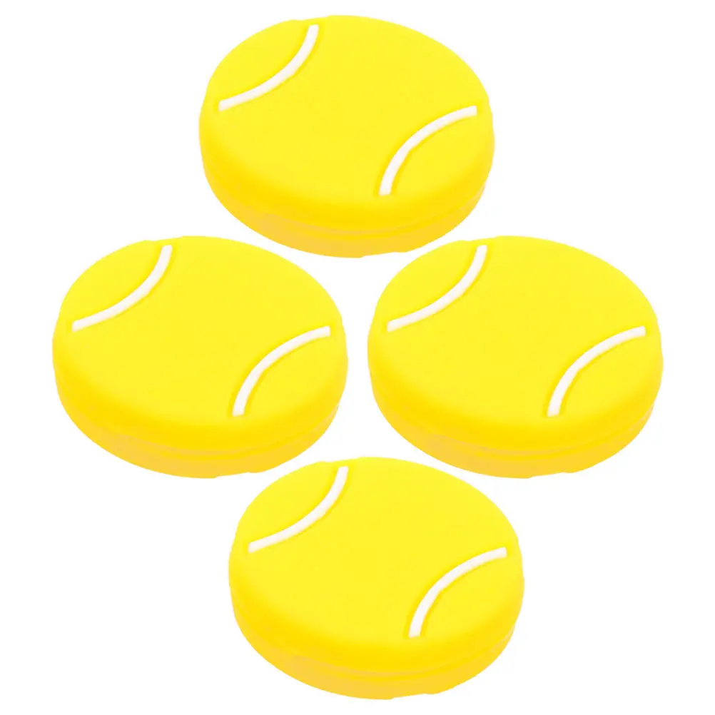 

4 шт. силиконовых виброгасителей для теннисных ракеток: поглотители ударов для более плавных ударов, лучшего контроля и комфорта при игре со всеми теннисными ракетками