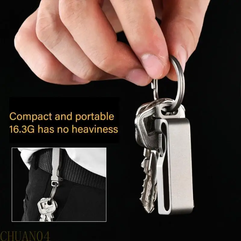 

A1A2 Keychain Multifunctional Rings Keychain Rings Buckle Alloy Keychain Belt Clip for Key Hook Keychain Key Rings