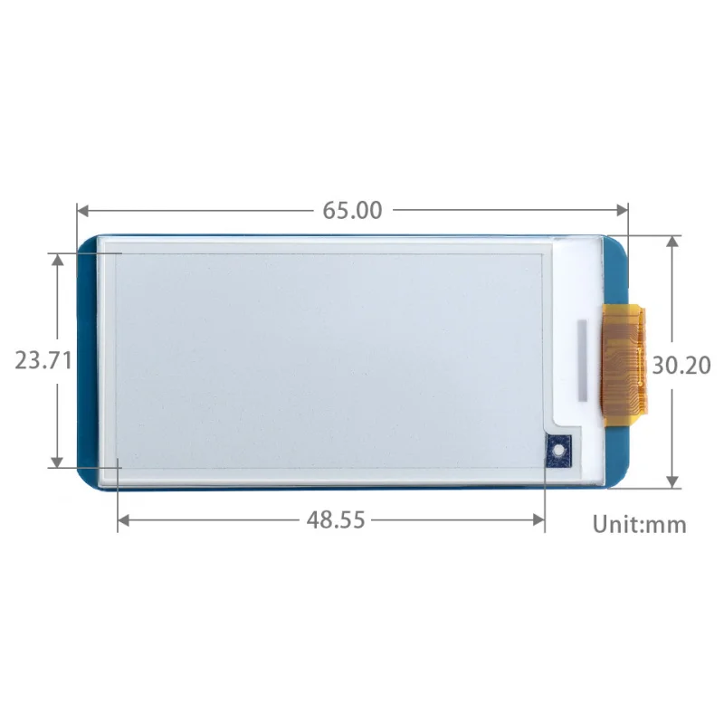 

SKU-12915 Waveshare 250x122, 2.13inch E-Ink display HAT for Raspberry Pi
