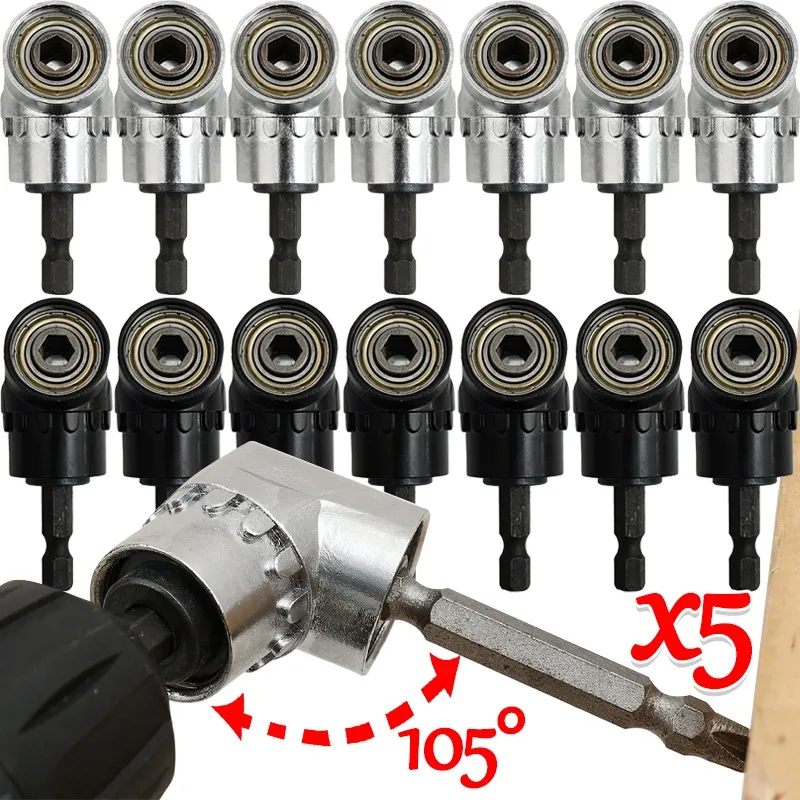 

Угловой адаптер для бит 105 градусов, часть ручного инструмента, набор удлинителей для отверток, отвертка, гайка для дрели, принадлежности для деревообработки