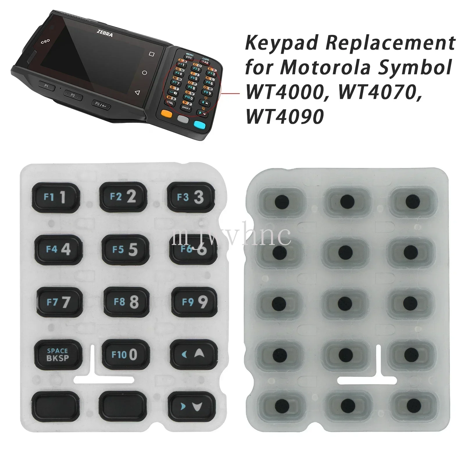 10PCS Keypad for Zebra Motorola Symbol WT4000 WT4070 WT4090 WT41N0 VOW