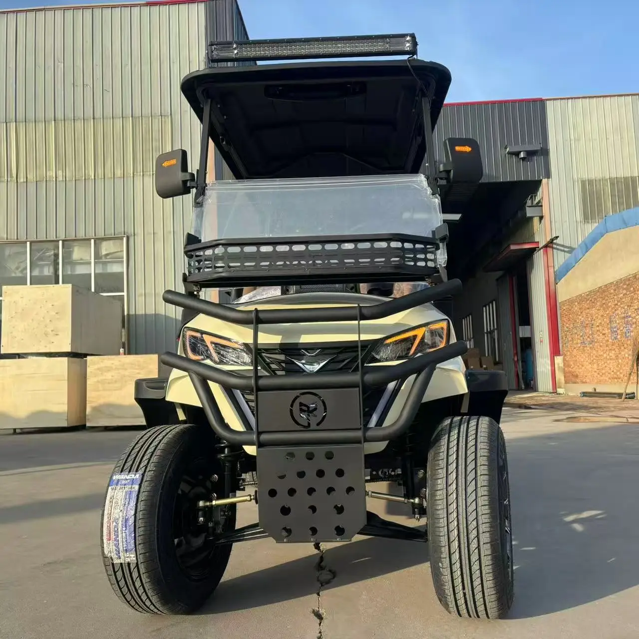 Low Price High-power High-torque 4000/5000/7000W 2 4 6 Seats  Golf Cart With Rear Cargo Box 48V/60V/72V Golf Cart