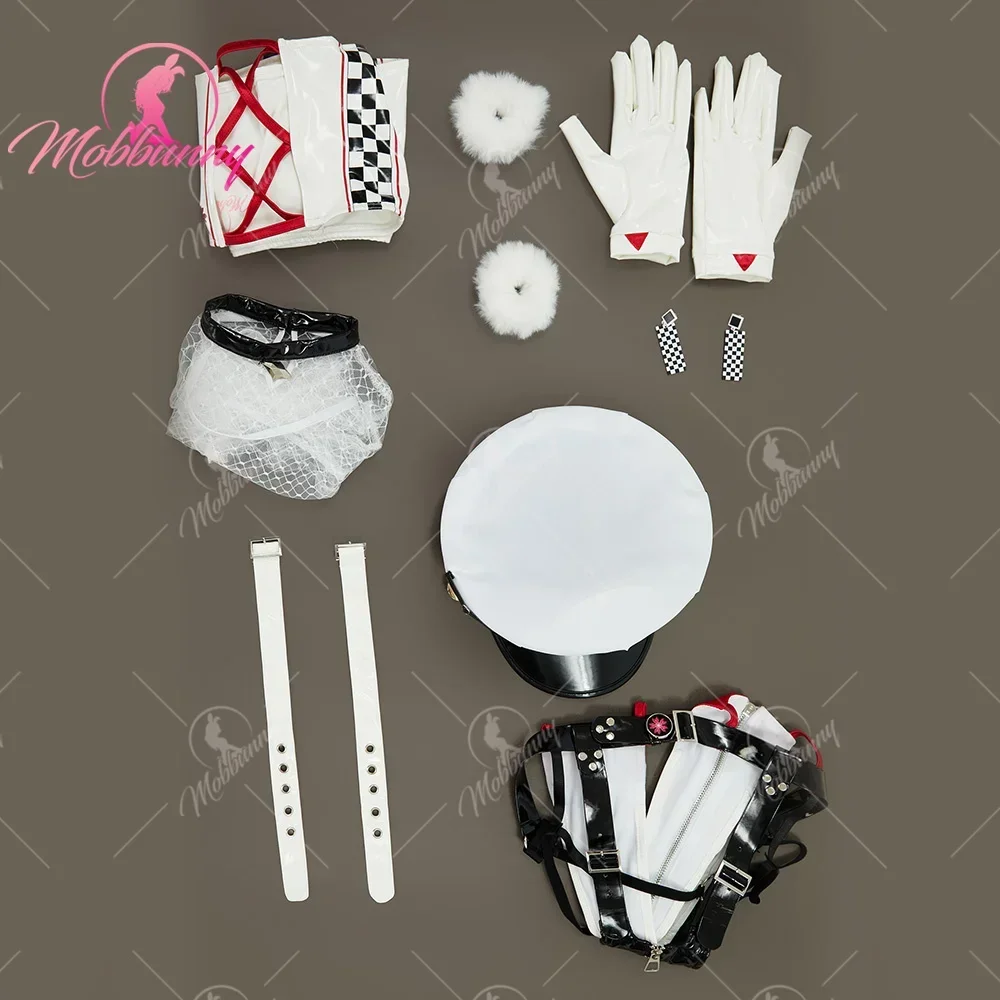 CosplayMOBBUNNY X DISHWASHER1910 سباق الطفل Owari تأثيري حلي الملابس الداخلية بذلة مجموعة انقطاع ارتداءها وتنورة مع شبكة علوية #6