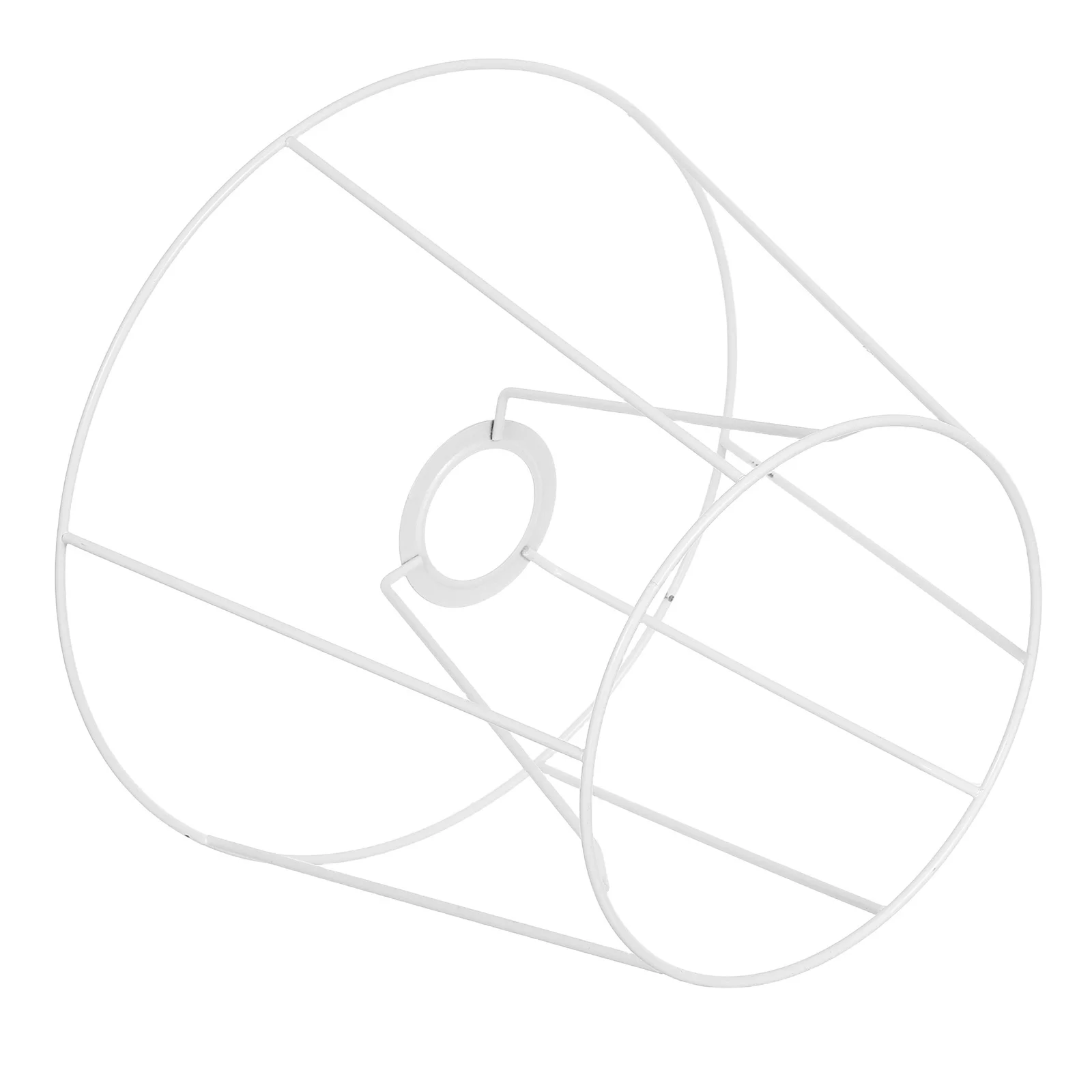 

Hollow Metal Lampshade Frame E27 Vintage Light Socket Diy Ring For Pendant Table Bedside Lamps Shade Frame Cage