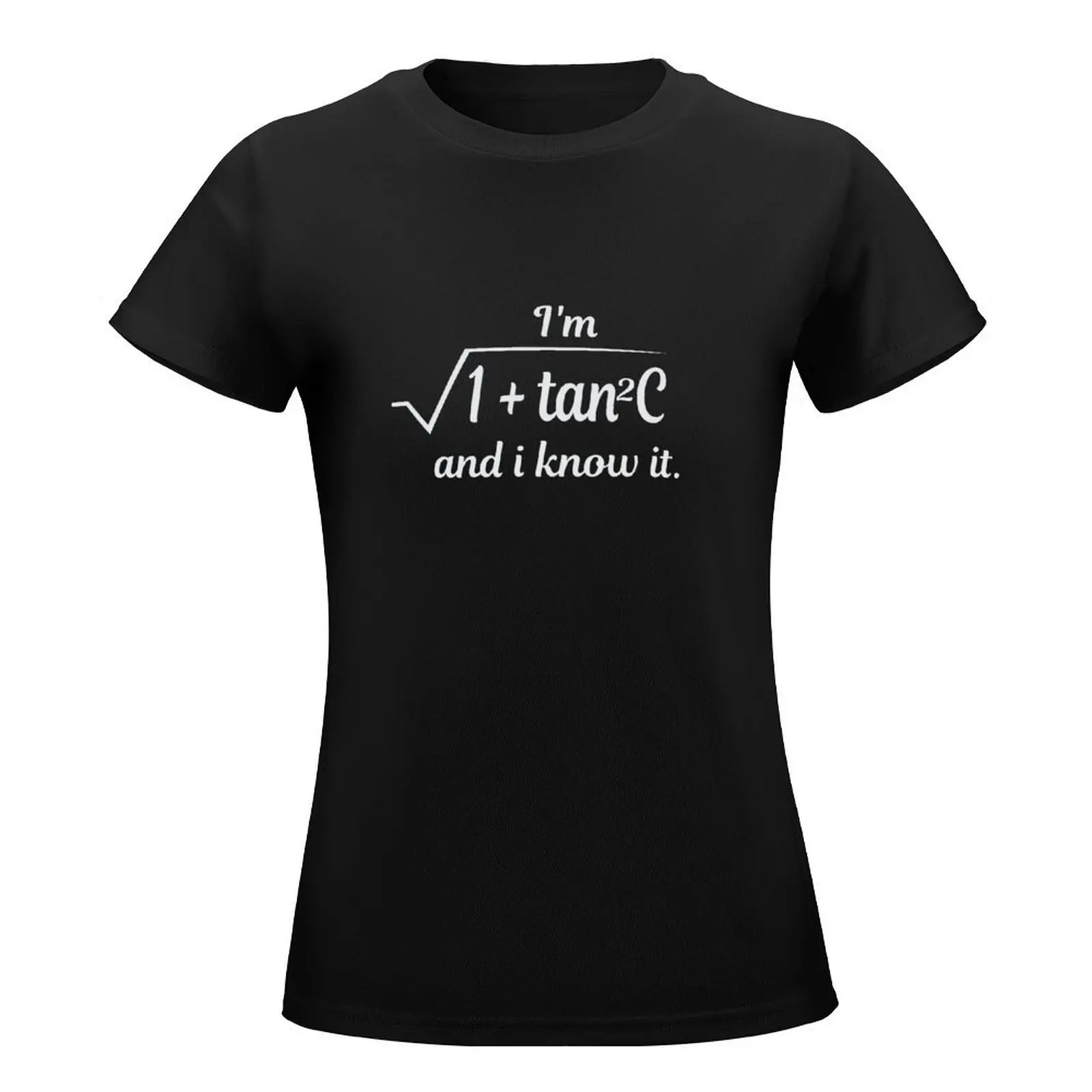 I'm Sec C And I Know It T-Shirt funny lady clothes Blouse new edition t shirts for Women