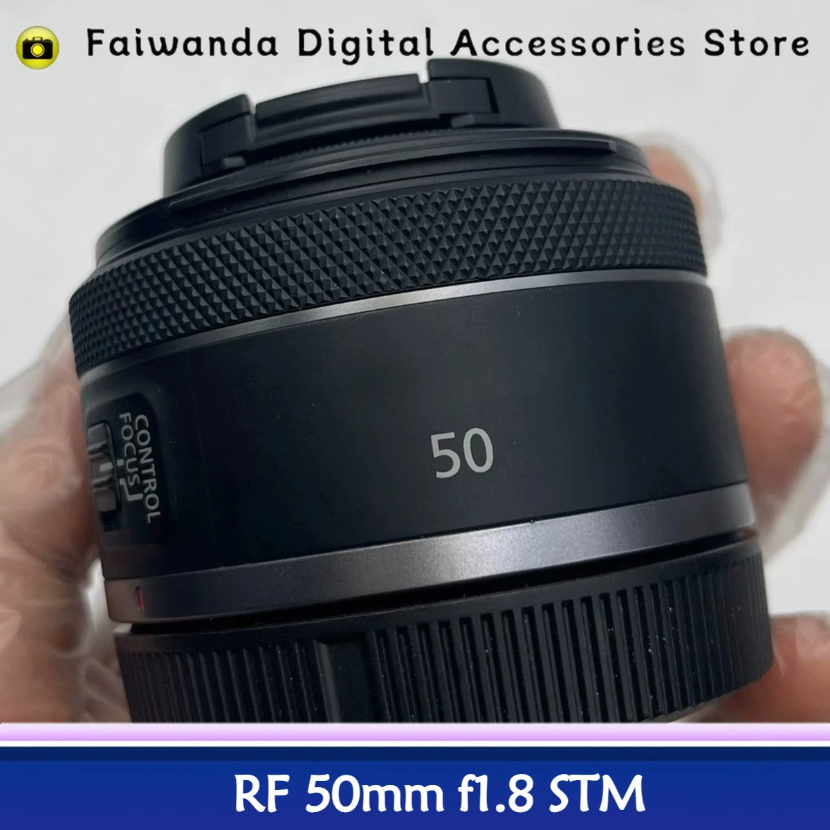 95% New Genuine RF 50mm F1.8 STM Standard Prime Lens RF Mount Full‑Frame Mirrorless Camera Lens For Canon EOS R RP R5 R6 R7 R10