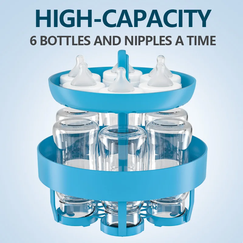 Sterylizator i suszarka do butelek 3 w 1, elektryczny parowy sterylizator do butelek dla niemowląt, dezynfektor do butelek, smoczków i piersi
