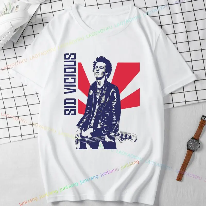 Summer Fashion Men's and Women's Print Sid Vicious Dead Title T