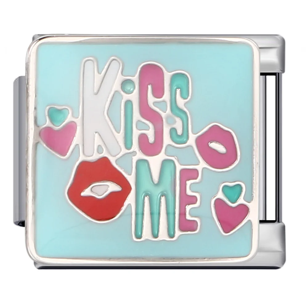 ファッション カラフル BOSS セクシー DIYA ラッキー ジュエリー イタリアンリンク フィット 9mm チャーム ブレスレット ステンレス製 DIYビーズ ギフト用