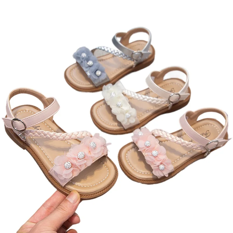 

Детские летние сандалии 2026: модные туфли принцессы, милые пляжные и повседневные туфли для девочек