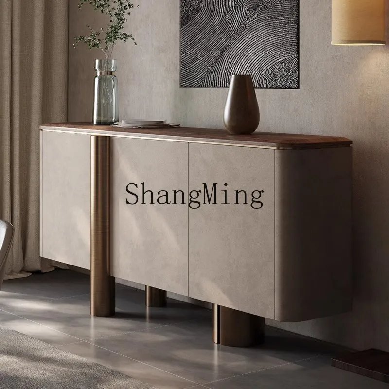 

SM new modern light luxury solid wood dining side villa whole house living room series dining side cabinet