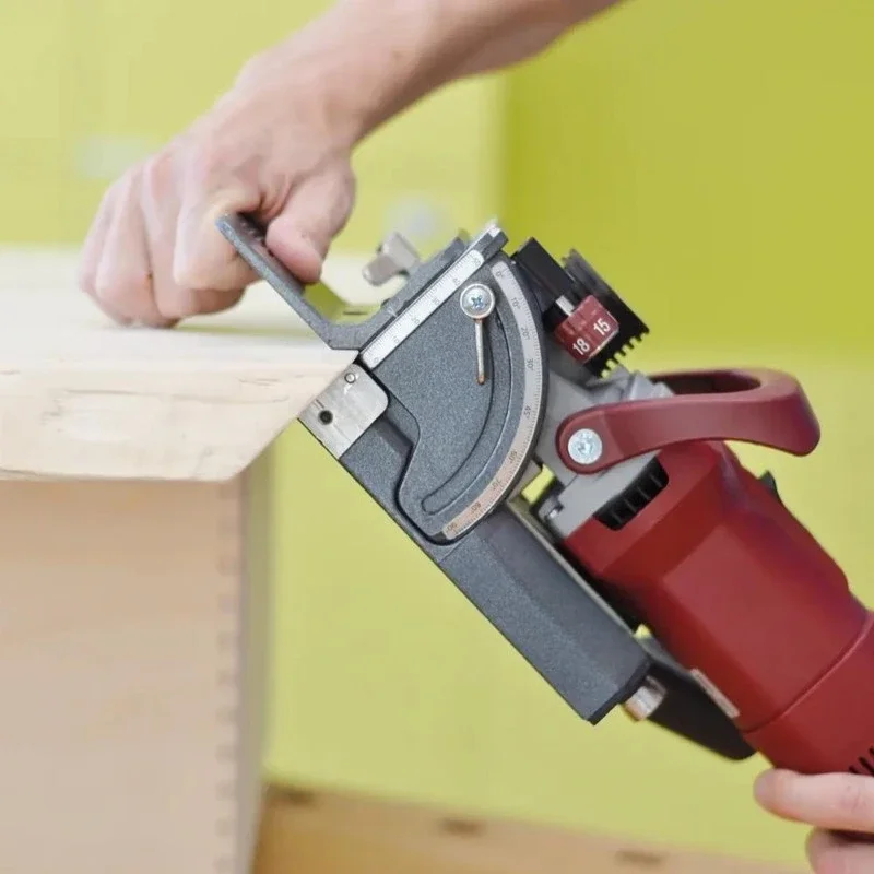Slotting machine Woodworking furniture Invisible semi-circular connector Punching machine