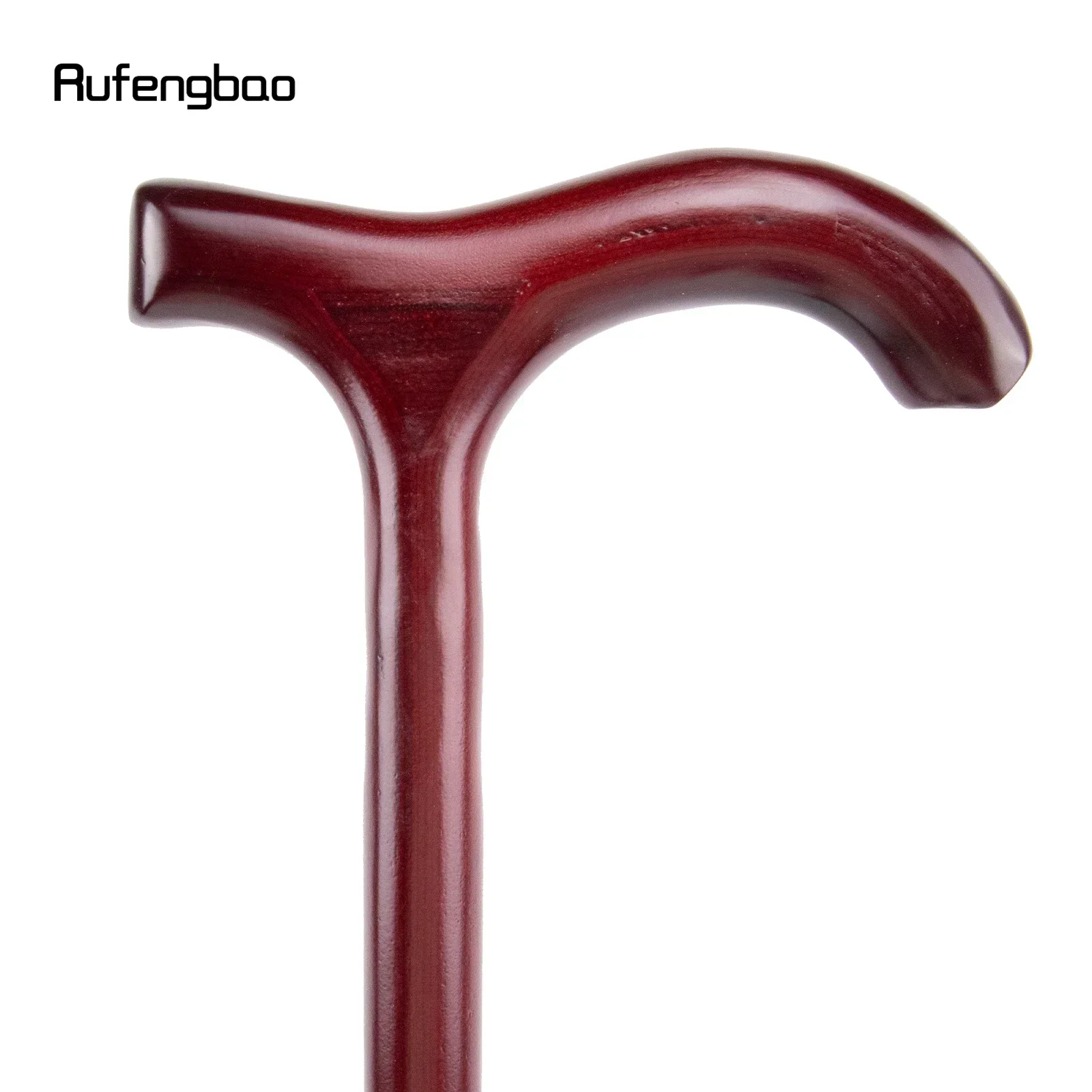 Red Wooden Single Joint Fashion Walking Stick Performance Stage Cane Stick Decorative Cane Cosplay  Parties, For Cosplay & Party