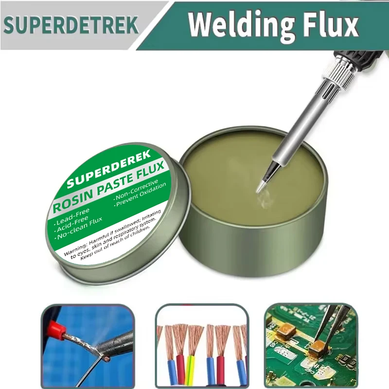 Soldering Paste Rosin Flux Lead-free Soldering Welding Flux Soldering Iron Repair Sheet Stainless Steel Sheet Nickel Solder Wire
