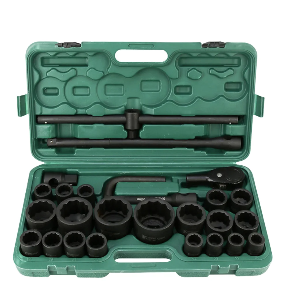 For 26-Piece Auto Repair Heavy Duty Metric Socket Set 26-Piece Tool Set