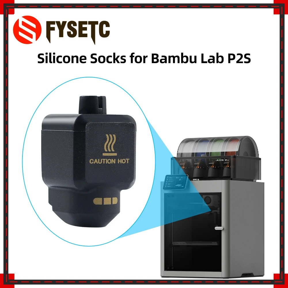 

Силиконовые накладки для Bambu Lab P2S: пылезащитные и грязеотталкивающие, для 3D-принтера Bambu Lab P2S, сменные детали