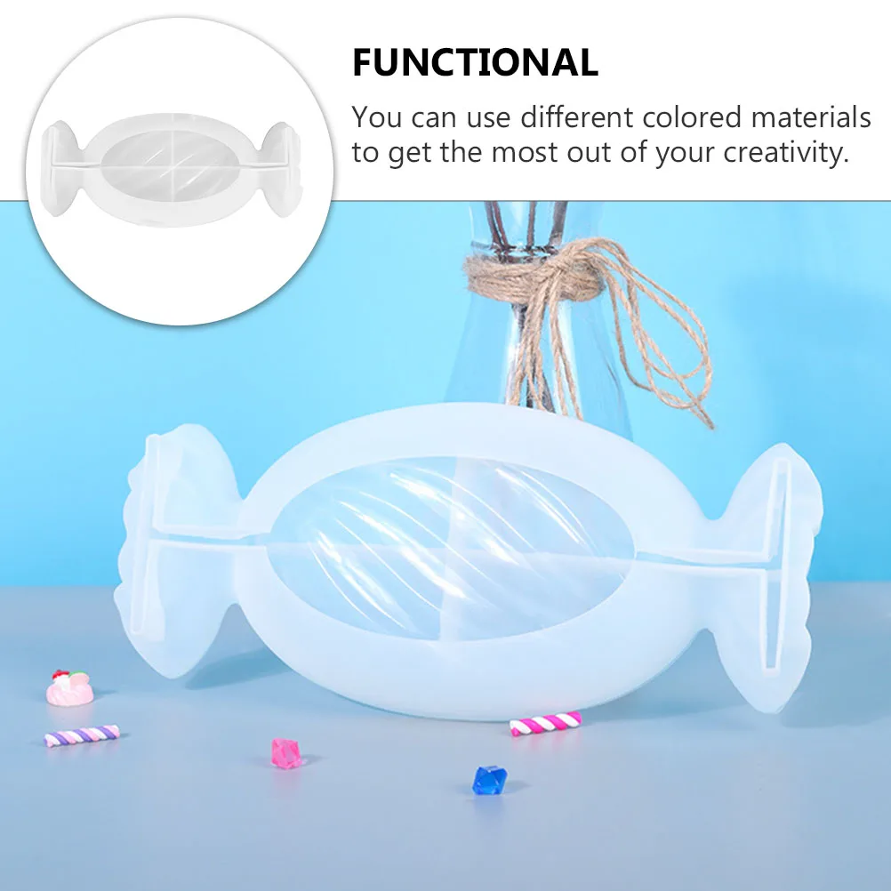 

Creative Silicone Candy Dish Diy Crystal Epoxy Mold Set Non-Stick Candy Plate Mold For Jewelry Making Crafts