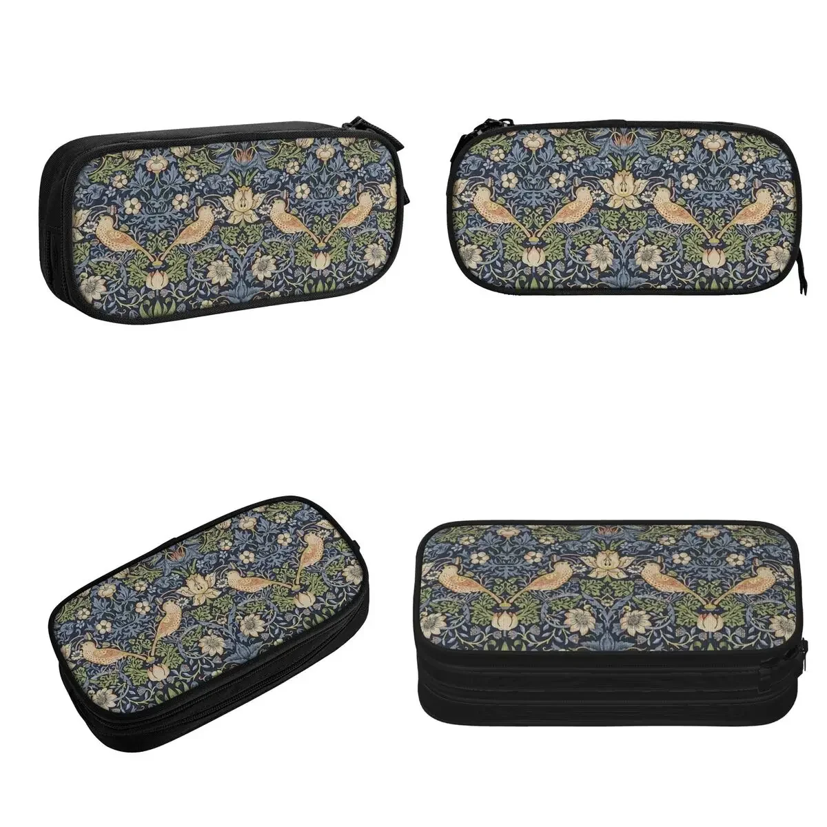 William Morris Pencil Cases Big Capacity Pen Bags Pen Box Pencil Pouch For Boys Girls Students Stationery School Office