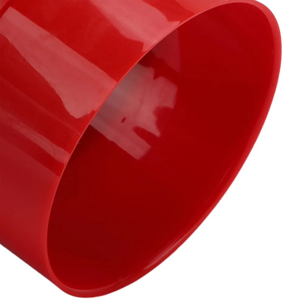 Durable ABS + Rubber Bass Drum Enhancer Red And Black Kick Drum Enhancer Drum Amplifier Accessory Bass Drum Enhancement