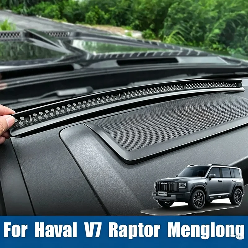 Car Dashboard Air Vent Protection Cover Dustproof Grille Guard Auto Interior Accessories For Haval V7 Raptor Menglong 2025 2026