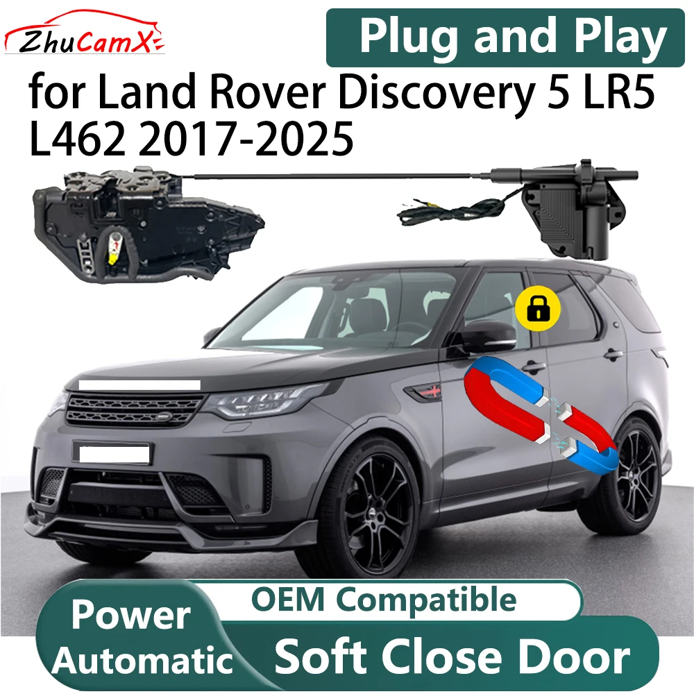 

ZhuCamX for Land Rover Discovery 5 LR5 L462 2017-2025 Automatic Electric Soft Close Door Closer Power Comfort Closing System