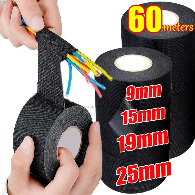 

Automotive Cloth Tape Electrical Insulating Fabric Tapes Heat Resistance Thermal Car Tape Waterproof Soundproof Wires Tape