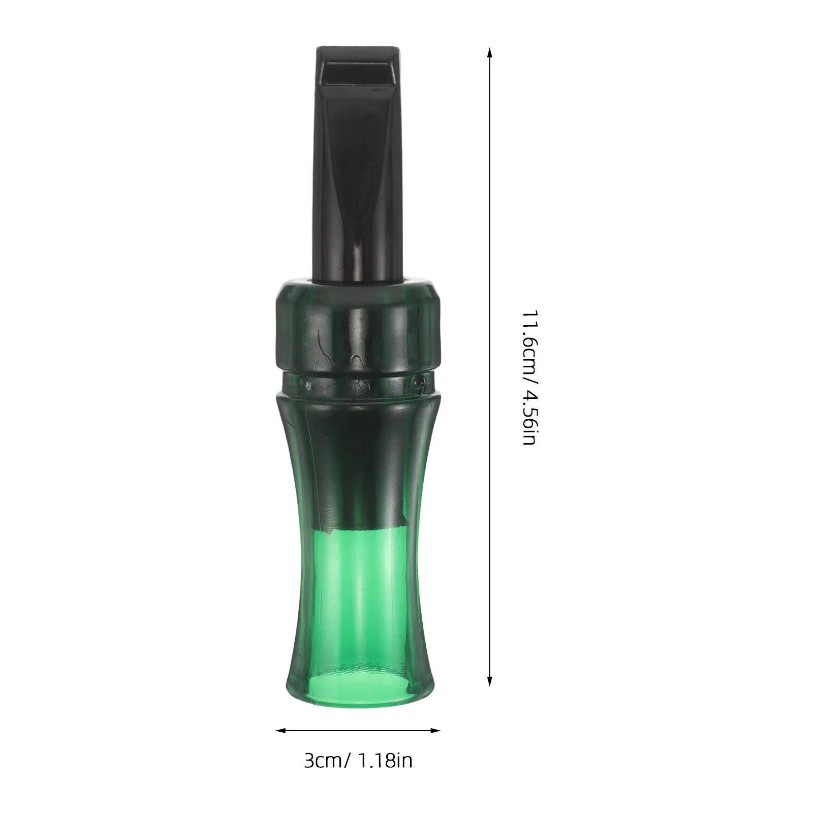 Realistic Crow Decoy Call Whistle Sturdy Plastic Bird Calling Device Portable Natural Crow Sound Attractor for Hunting Bird